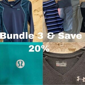 Lululemon, Under Armour, Reebok, Pink, Nike Activewear Bundle & Save 🤑